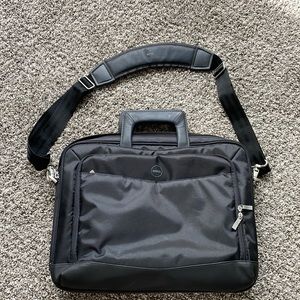 Dell laptop bag with detachable strap gently used.